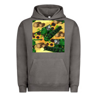 Pigment Tornado harvester seamless pattern Urban Hoodie - BundleAndBundleShop
