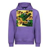 Tulip harvester seamless pattern Urban Hoodie - BundleAndBundleShop