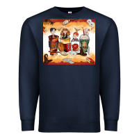 Navy harry coffee cups Premium Sweatshirt - Zillion Design Studio
