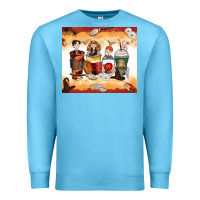 Ocean Blue harry coffee cups Premium Sweatshirt - Zillion Design Studio