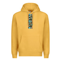 Mustard dinosaur ankylosaurus pen wrap Premium Hoodie - Artiststas