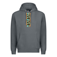 Rock dinosaur ankylosaurus pen wrap Premium Hoodie - Artiststas