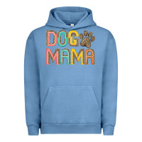 Pigment Pebble Blue dog mama Urban Hoodie - JahusDesignShop