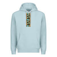 Blue Mist dinosaur ankylosaurus pen wrap Premium Hoodie - Artiststas