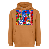 Meerkat puerto rico hearts Heavyweight Hoodie - Zillion Design Studio