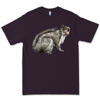 Plum Gray Squirrel Premium Tee - LillyAllenDesigns
