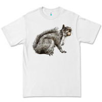 White Gray Squirrel Premium Tee - LillyAllenDesigns