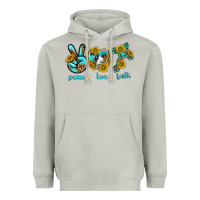 Moon Dust peace love faith Heavyweight Hoodie - texasbilliewilder