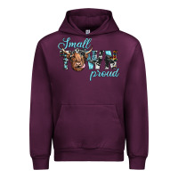 Mauve Wine small town proud Urban Hoodie - JahusDesignShop