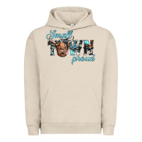 Pigment French Oak small town proud Urban Hoodie - JahusDesignShop