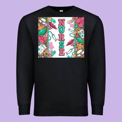 Nurse Premium Sweatshirt Designed By Zillion Design Studio