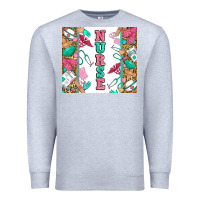 Heather Grey nurse Premium Sweatshirt - Zillion Design Studio