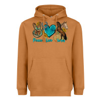 Meerkat peace love horses tbw Heavyweight Hoodie - texasbilliewilder