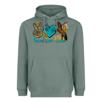 Sage peace love horses tbw Heavyweight Hoodie - texasbilliewilder
