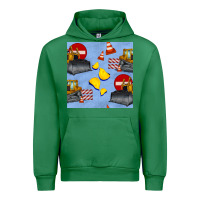Emerald bulldozer seamles pattern Urban Hoodie - BundleAndBundleShop