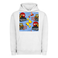 Pigment Lunar Rock bulldozer seamles pattern Urban Hoodie - BundleAndBundleShop