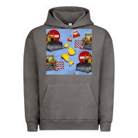 Pigment Tornado bulldozer seamles pattern Urban Hoodie - BundleAndBundleShop