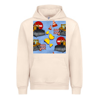 Sandshell bulldozer seamles pattern Urban Hoodie - BundleAndBundleShop