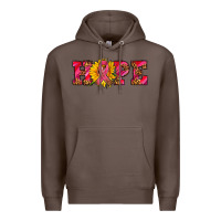 Coffee hope sunflower and ribbon Premium Hoodie - AdoDesignShop