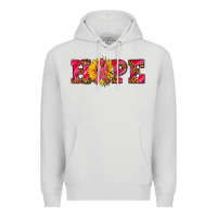 Dove Grey hope sunflower and ribbon Premium Hoodie - AdoDesignShop