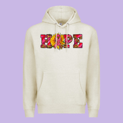 Hope Sunflower And Ribbon Premium Hoodie Designed By Adodesignshop