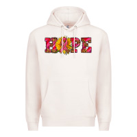 Pale Pink hope sunflower and ribbon Premium Hoodie - AdoDesignShop