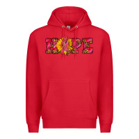 Red hope sunflower and ribbon Premium Hoodie - AdoDesignShop