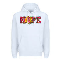 White hope sunflower and ribbon Premium Hoodie - AdoDesignShop