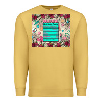 Antique Gold nurse nutrition facts Premium Sweatshirt - Zillion Design Studio