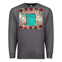 Charcoal Heather nurse nutrition facts Premium Sweatshirt - Zillion Design Studio