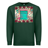 Sports Green nurse nutrition facts Premium Sweatshirt - Zillion Design Studio