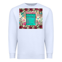 White nurse nutrition facts Premium Sweatshirt - Zillion Design Studio