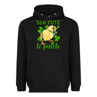 Black Too Cute To Pinch Chick Heavyweight Hoodie - RanaPortraitStore