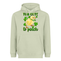 Matcha Too Cute To Pinch Chick Heavyweight Hoodie - RanaPortraitStore