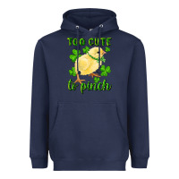 Navy Too Cute To Pinch Chick Heavyweight Hoodie - RanaPortraitStore