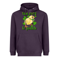 Plum Too Cute To Pinch Chick Heavyweight Hoodie - RanaPortraitStore