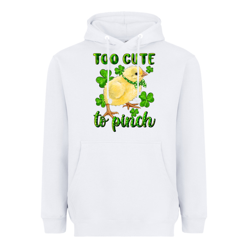 Too Cute To Pinch Chick Heavyweight Hoodie by RanaPortraitStore | Teevron