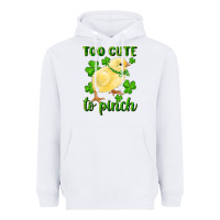 White Too Cute To Pinch Chick Heavyweight Hoodie - RanaPortraitStore