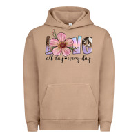 Pigment Burro love all day every day Urban Hoodie - Artiststas