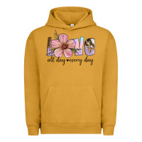 Pigment Peanut Butter love all day every day Urban Hoodie - Artiststas