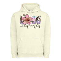 Pigment Pistachio love all day every day Urban Hoodie - Artiststas
