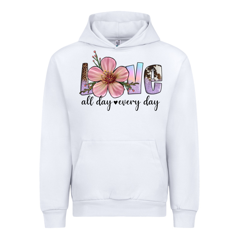 Love All Day Every Day Urban Hoodie by Artiststas | Teevron