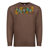 Chestnut mom with aztec mothers day Premium Sweatshirt - texasbilliewilder