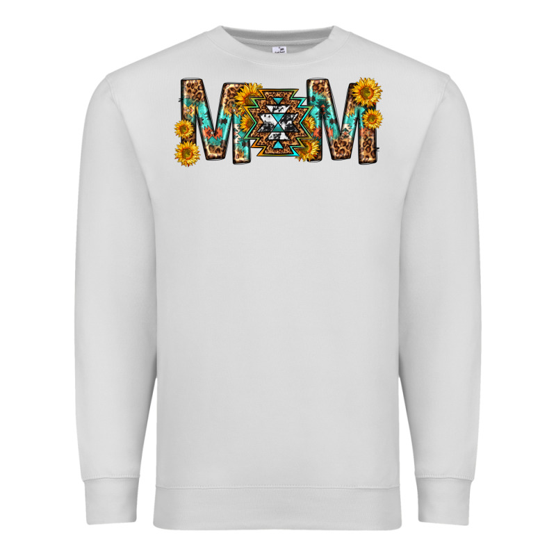 Mom With Aztec Mothers Day Premium Sweatshirt by texasbilliewilder | Teevron