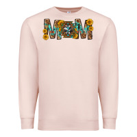 Pale Pink mom with aztec mothers day Premium Sweatshirt - texasbilliewilder