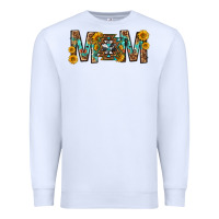 White mom with aztec mothers day Premium Sweatshirt - texasbilliewilder