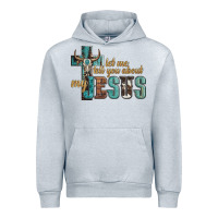 Heather Grey let me tell you about my jesus Urban Hoodie - Artiststas