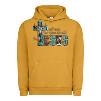 Pigment Peanut Butter let me tell you about my jesus Urban Hoodie - Artiststas