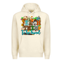 Sandshell teach them to be kind with pumpkins and fall Premium Hoodie - AdoDesignShop