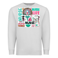 Dove Grey nurse life Premium Sweatshirt - Zillion Design Studio